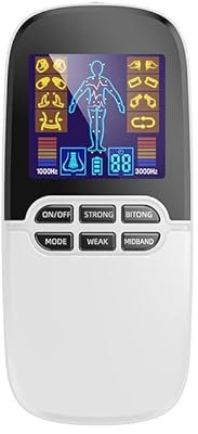 Muskel-Massager mit 4 Austauschbaren Pads – 19 Geschwindigkeitsstufen & 8 Modi für Ganzkörper-Schmerzlinderung und Entspannung von Arm, Bein, Schulter & Taille