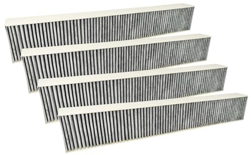 vhbw 4x Aktivkohlefilter kompatibel mit Neff T58TS6BN0 Dunstabzugshaube