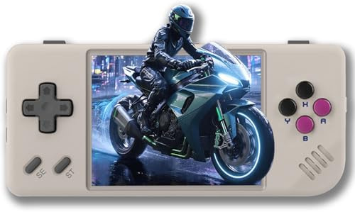 RG28XX Consola De Juegos Portátil Retro, con Sistema L-inux, Pantalla IPS De 2,83 Pulgadas Compatible con Aplicaciones Multimedia Y Pantalla De Salida De TV Consola De Videojuegos-Grey||64G