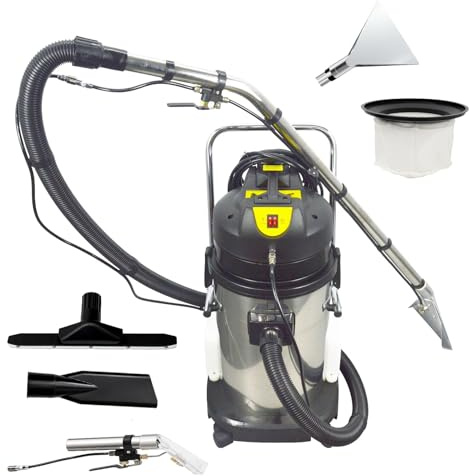 XHSMYXGS Professional Carpet Steamer, 3-in-1 Wet & Dry Deep Cleaning Machine for Hotels, Offices & Commercial Use (60L)