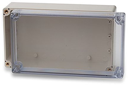 edi-tronic ABS Leergehäuse Transparent 158x90x60mm Industriegehäuse IP66 Kunststoff Gehäuse