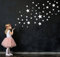 ELES VIDA - 50 Sterne Wandtattoo fürs Kinderzimmer - Wandsticker Set - Pastell Farben, Baby Sternenhimmel zum Kleben Wandaufkleber Sticker Wanddeko - Kleinkinder, Auch für Rauhfaser, Weiß
