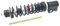 MG Kit Stoßdämpfer vorn Piaggio Vespa PK 50 XL Rush VD222-200T-02-X für Motorroller