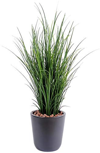 PEGANE Plante Artificielle Haute Gamme Spécial extérieur/Herbe Artificielle - Dim : 60 x 15 cm