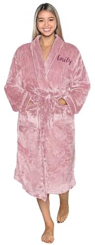 aztex Personalised So Soft Bathrobes, Multiple Colours and Sizes