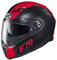 HJC Helmets Motorradhelm F70 MAGO MC1SF, Schwarz/Rot, XL, 15257110