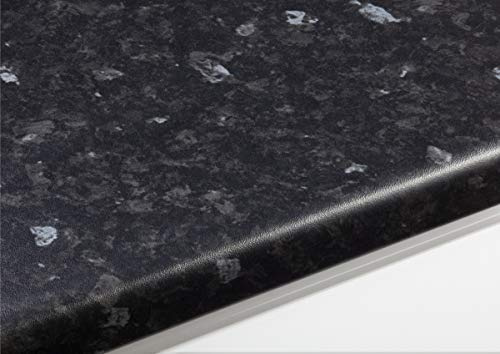 Black Slate Stone Effect Laminate Postformed Worktop 3000x600x38mm