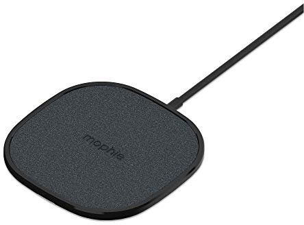 ZAGG mophie Wireless Charging Pad, 10W, Compatible with iPhone, AirPods, Qi-Enabled Smartphones, Black