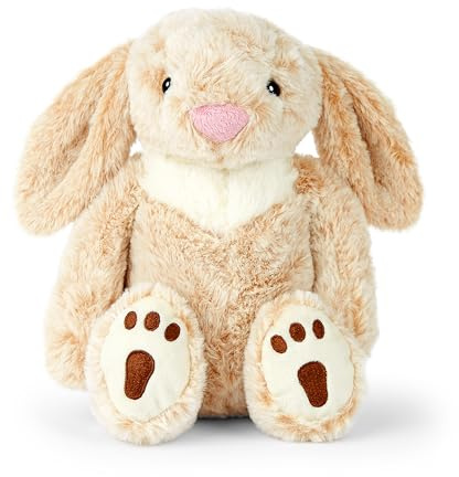 Mousehouse Gifts - Soft Pink Bunny Teddy Bear, Medium Rabbit Cuddly Toy for Children, Boys & Girls