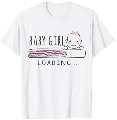 Tenue De Maman Enceinte Bébé Fille Pour Femme Enceinte T-Shirt