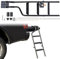POKIAUTO Faltbare Pickup-Leiter für Heckklappe, schnelle einfache Installation und bequeme Nutzung, Trittleiter mit Verriegelung, universell passend für Pickup-LKW-Zubehör