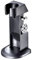 bamix Zubehör Stand Deluxe für alle bamix Stabmixer, Halter freistehend oder Wandmontage, Made in Switzerland, Schwarz