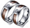 ANAZOZ 2 Stück Eheringe Paarpreis Wolfram Holz Form Eheringe Elegant Freundschaftsringe Silber Braun Trauringe Hammerschlag mit Kostenlos Gravur