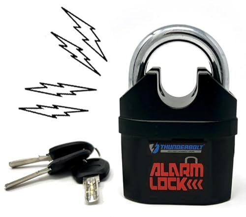 Cadenas d'alarme antivol de sécurité à clé 110 dB (décibels) - Sirène sonore