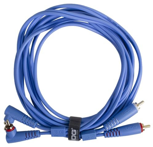 UDG Ultimate Cable (RCA recto - RCA en ángulo) azul 3m