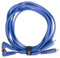 UDG Câble audio RCA droit - RCA coudé bleu 3m