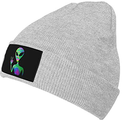 YINGD Strickmütze Pitbull Herz Beanie Mütze Weiche Wintermütze Unisex für Männer Frauen, #128, One size