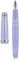 Jinhao 82 Acrylic Fountain Pen, Iridium Medium Nib with Ink Converter, Transparent Purple Classic Design Smooth Writing Pen (Silver Trim)