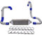 NSGMXT Kit de intercooler Kit FMIC del Enfriador de Aire del Soporte Delantero de Aluminio Compatible con Le-on Bo-ra Go-lf MK4 A3 8L 1J2 1J6 1.9TDI 1998-2005