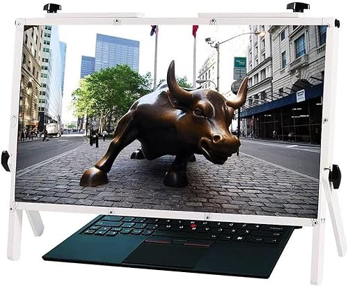 Computer-Bildschirmlupe für Laptop, 22-Zoll-Vergrößerungsbildschirm für Computermonitor, 3-fache Vergrößerungsglas-Leselupe, tragbarer Tablet-Vergrößerungsprojektor, Bürobedarf ziyu