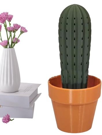 Distributeur de -dents en forme de cactus imprimé en 3D | Distributeur de -dents en forme de cactus - d'intérieur - Décoration créative pour boissons, fêtes et bureaux à domicile
