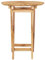 Klappbarer Gartentisch Ø 60 cm Teak Massivholz,49437