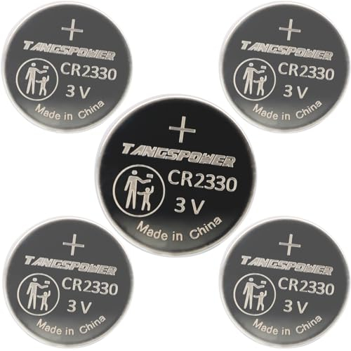 Knofpzelle Batterie CR 2330 Lithium-Knopfzelle CR2330 Lithium 3V 5 Stück