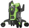 Nettoyeur Haute Pression sans Fil,Pression:Max 150bar,Débit:7L/Min,2400 Max PSI,Filtre à Eau,4 Roues à Cardan,Pistolet Haute Pression,Rotabuse,Lance,for Cars/Fences/Driveways/Home/Patios