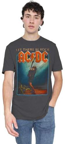 AC/DC Unisex ACDC Let There Be Rock Unisex T Shirt T-Shirt