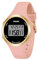 OFFCUP Montre Digitale Femme, LED Montre Numérique avec Chronomètre, Bracelet en Silicone Fonction Réveil Chronographe Montres Sport avec Bracelet pour Filles Adulte, Rose Foncé