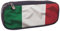 ULKMFFCF Trousse à crayons imprimée raie manta et poisson pour garçons et filles – Jolie pochette en cuir synthétique pour l'école, le bureau, les voyages, le maquillage, Drapeau italien, Taille