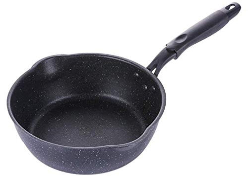 GAOAZHEN Wok avec Couvercle, Wok antiadhésif avec revêtement en céramique craquelée Rouge, poêle à Fond Plat, Compatible Induction