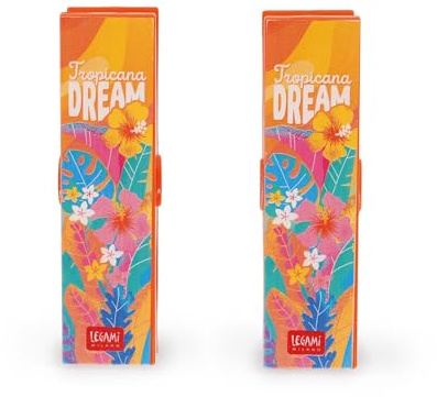 Legami - Wäscheklammer Set, Große, 2 farbige Wäscheklammern für Strandtuch, Wäsche, Sonnenliege, Liegestuhl, Poolstühle, um zu verhindern, DASS Ihr Handtuch wegfliegt