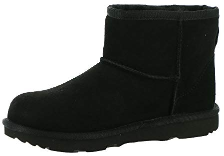 UGG Classic Mini Ii, Stivali Unisex - Bambini e ragazzi, Nero, 36 EU