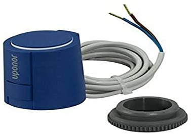 Actuador Térmico Uponor Smart Thermo Drive S 230V con anillo adaptador VA80 M30x1,5mm (1087763)