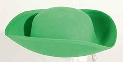 Orlob Kostüm Zubehör Dreispitz Rohling grün Karneval Fasching KW 53/54