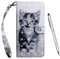 TOUCASA Hülle Kompatibel mit Huawei Y6 2019/Honor 8A, Handyhülle Brieftasche PU Leder Flip [3D] Case Magnetverschluss Handytasche Klapphülle Tasche Lederhülle Schutzhülle (Katze)