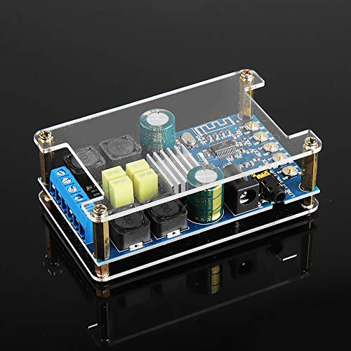 BliliDIY 2X50W Two Channel Stereo Bluetooth Power Amplifier Module Audio Receiver 12V Digital Speaker For Home Car Diy