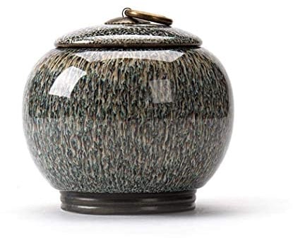 Pot à thé en céramique vintage de style chinois, Céramique, jaune, Taille unique