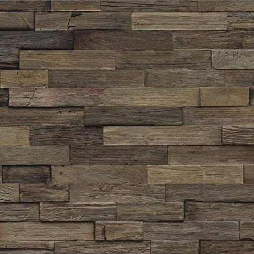 INDO Edel-Holz-Wandverkleidung Teak FSC (Charred)