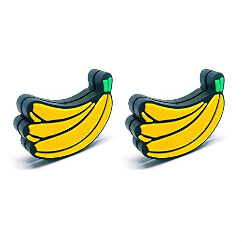 Tennis Feel Healthy Pack | Food Vibrationsdämpfer | Für Tennisschläger | 2-Pack | Bananen