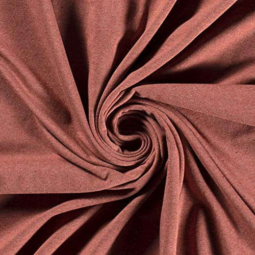 Sweat-Nachhaltige Stoffe-Nooteboom-Meterware-50 cm Schritte-15 verschiedene Farben (Altpink-50-02)