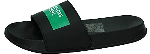 United Colors of Benetton BTW119200 Chanclas DE Pala Mujer Sandalias Negro 41