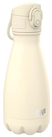 Ion8 Étanche Gourde Inox Isotherme Réutilisable, 280ml, Pêche