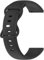 Alienwork Uhrenarmband Silikon-Armband Schwarz Federsteg mit Schnellverschluss Silikon Leicht Weich Wasserdicht