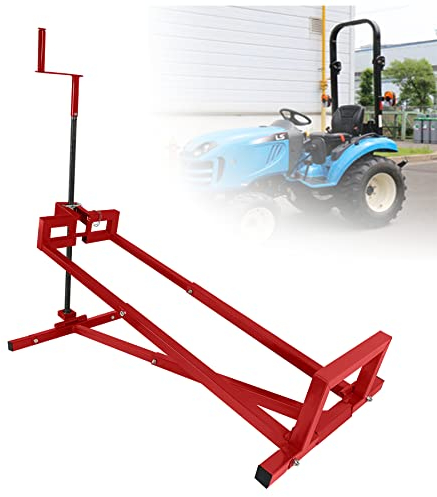 Froadp Hebevorrichtung Rasentraktorheber Hebebühne Aufsitzmäher Reinigungshilfe Teleskop Wagenheber 45° Neigung Verstellbar Heber Lifter für Rasentraktor Rasenmäher Tragfähigkeit 400kg (Rot)