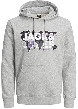 JACK & JONES Herren Jcodust Sweat Hood Sn Kapuzenpullover (1er Pack)