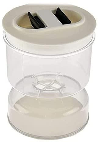 Tarro de Pepinillo de Reloj de Arena, Acrílico a Prueba de Fugas Al Revés Aceitunas Contenedor de Ahorro de Alimentos Tapa Hermética Contenedor de Almacenamiento de Ahorro de