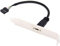chenyang Cavo di prolunga USB 2.0 per pannello frontale, 9/10 pin maschio a USB C femmina, per chassis posteriore, 17 cm, con staffa PCI-E da 12 cm
