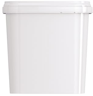 Lubrisolve White Rectangular 10 litre Bucket and Lid